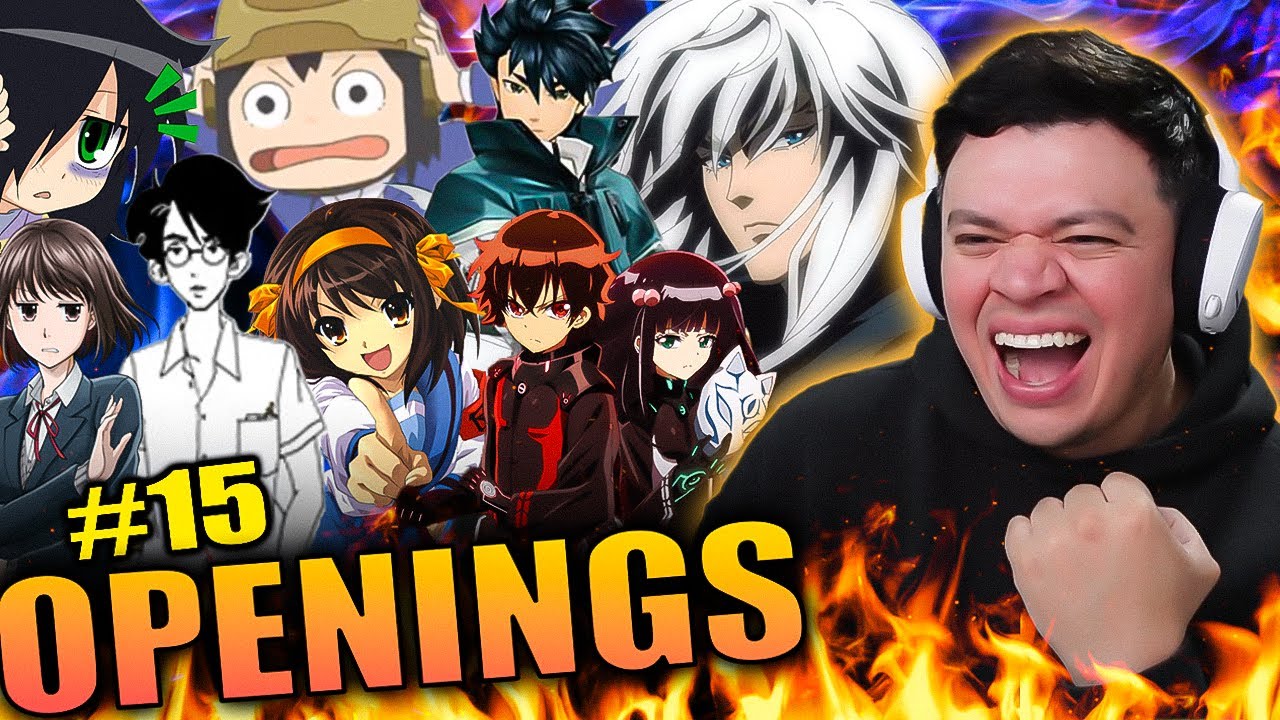 Reacting to ANIME Openings for the FIRST TIME #15