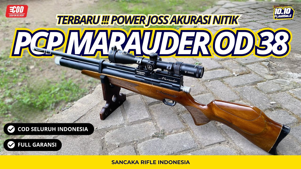 PROMO !!! HARGA SENAPAN ANGIN PCP BENJAMIN MARAUDER OD 38 AKURASI JOS TERBARU DI 2025