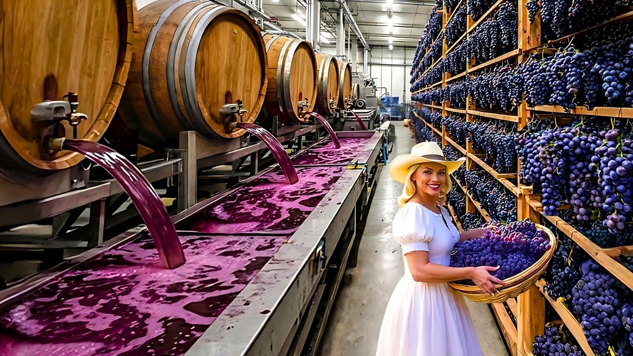 Inside a Indian Wine Factory: How Grapes Become Wine