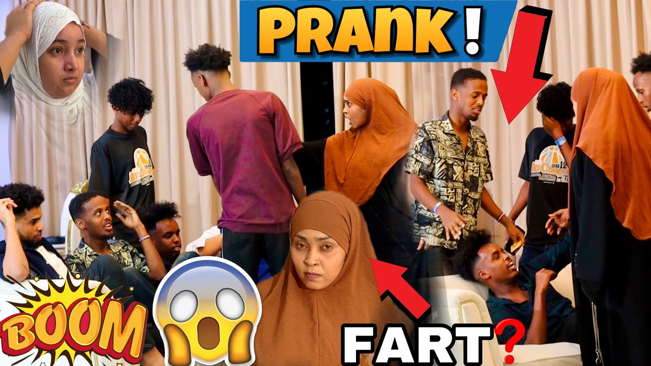 PRANK DHUUSO YAA DHUUSAY DAGAAL NALKA OO GACAN U QADAY WILASHA ADIGA AYAA DHUUSAY 😂