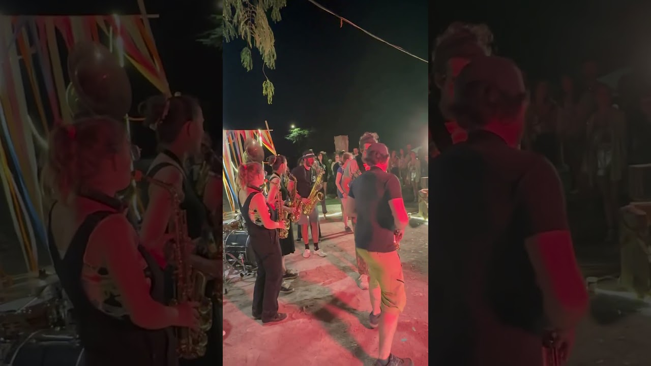 Тулуза. Toulouse, France. Фестиваль Brass dans la Garonne 2025, потрясающие Gimmick Five Syndicate