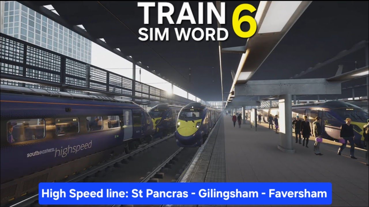 (1F16) St Pancras Int'l - Faversham. Class 395 SEB. [ TRAIN SIM WORD 6 ]