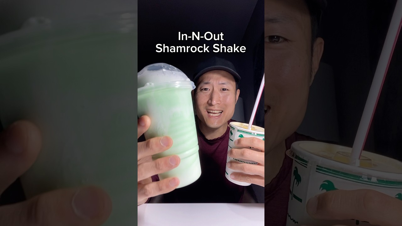 In-N-Out Shamrock Shake🍀🥤