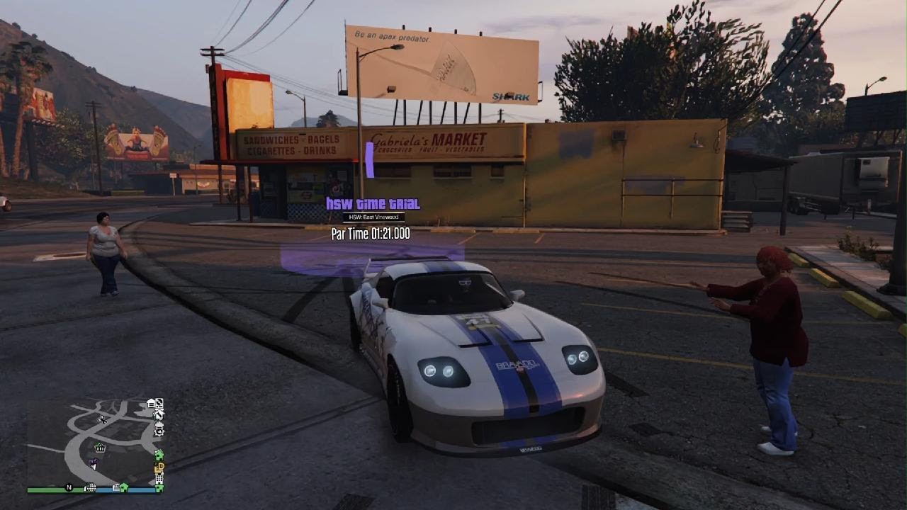 GTA Online HSW Time Trial - East Vinewood #BansheeHSW