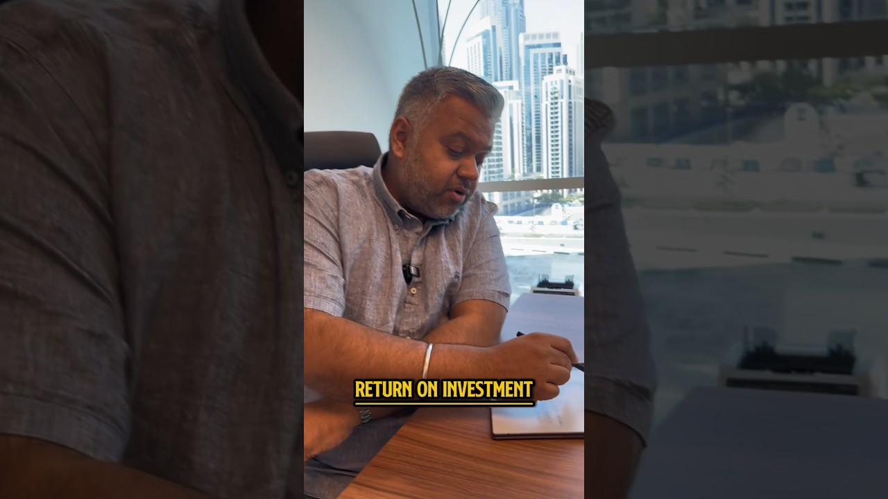 RETURN ON INVESTMENT vs RETURN ON EQUITY #tahirmajithia #realestate #dubairealestate #investing