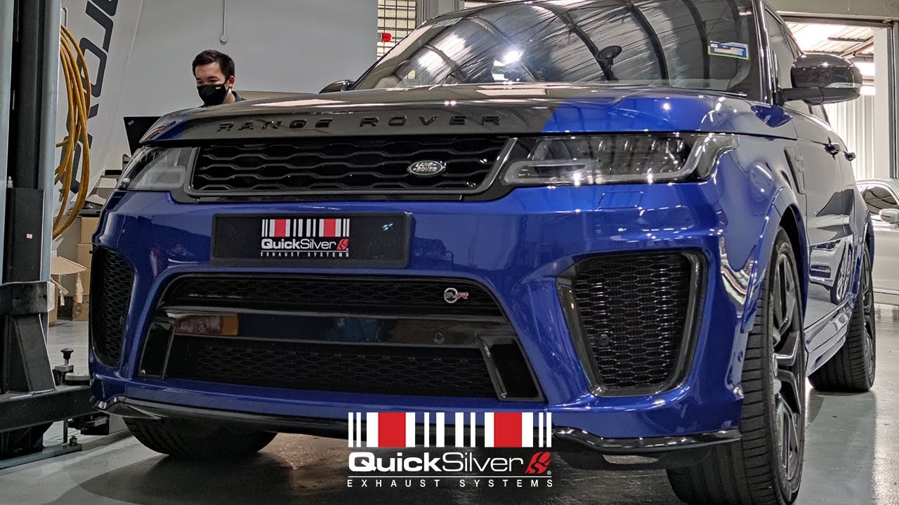 RANGE ROVER SVR QUICKSILVER EXHAUST MALAYSIA | BEST SVR EXHAUST SOUND
