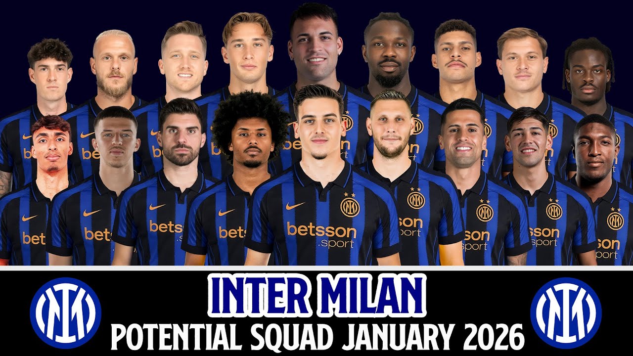 Inter Milan Potential Squad January 2026 | Transfer Rumours & New Players