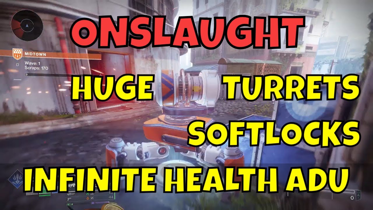 ONSLAUGHT HUGE TURRETS SOFTLOCK GLITCHES INFINITE HEALTH ADU - BATTLEFIELD PROMOTION DESPAWN GLITCH