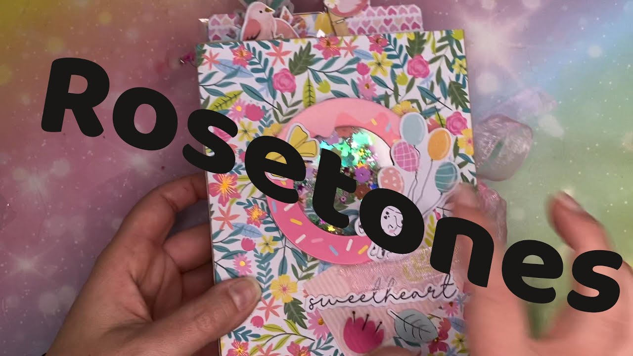 Como hacer rosetones. Scrap bonito con la colección Sweetie. The Creative Path.