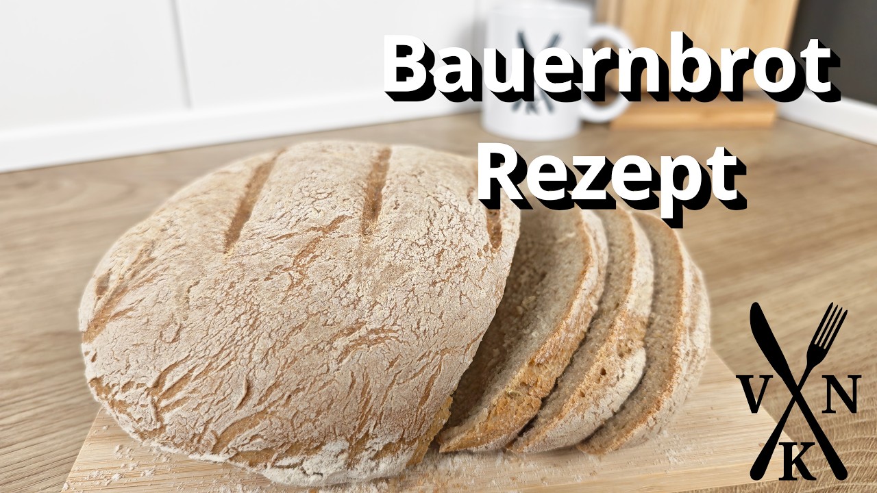 Bauernbrot backen: So einfach, dass es JEDER schafft!