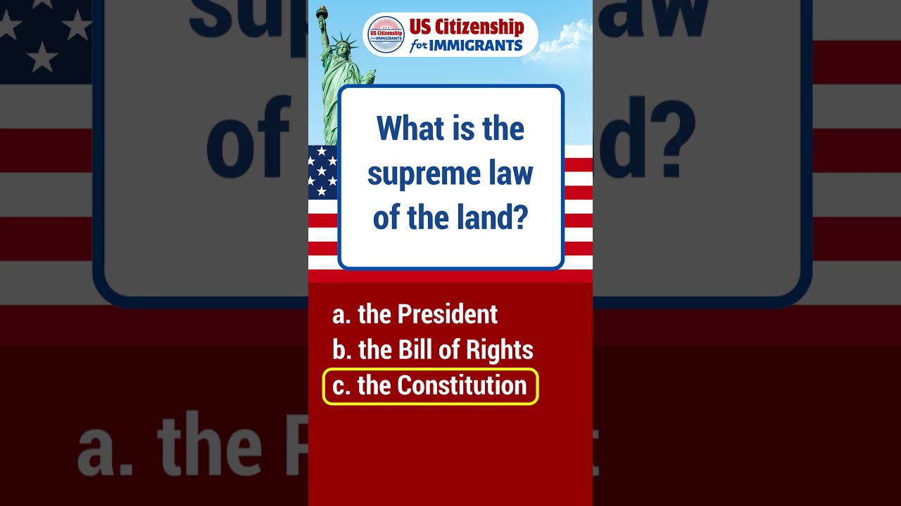 100 Civics Questions and Answers No.1 | US Citizenship Test 2025 #shorts #civicstest #uscitizenship