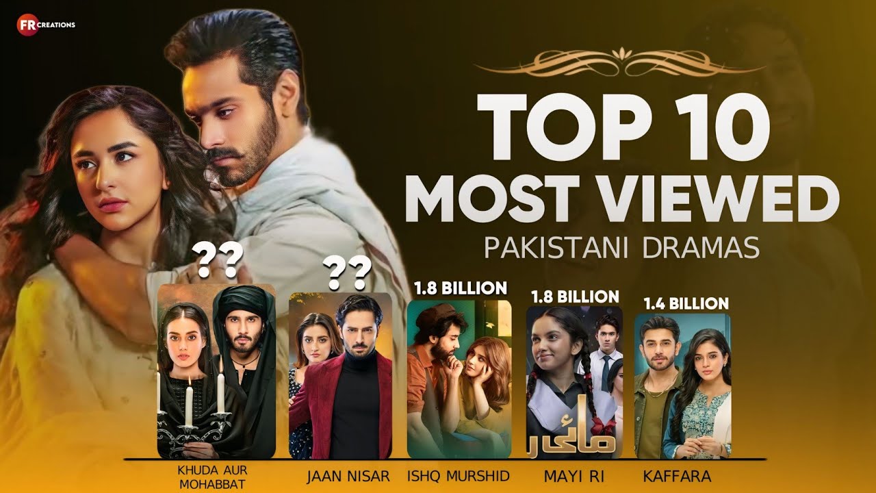 Top 10 Most Viewed Pakistani Dramas Of All Time | Pakistani Drama | Pakistani Serial | FR CREATIONS