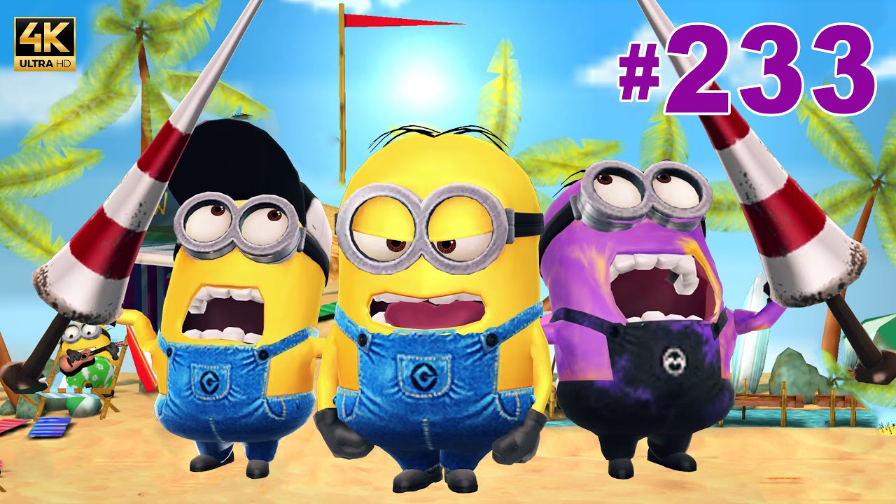 Despicable Me Minion Rush Minion Beach - LEVEL 828-830 | Ep 233 PC UHD 4K