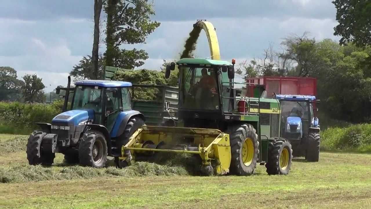 Silage 2011 - John Deere 6750. (HD)