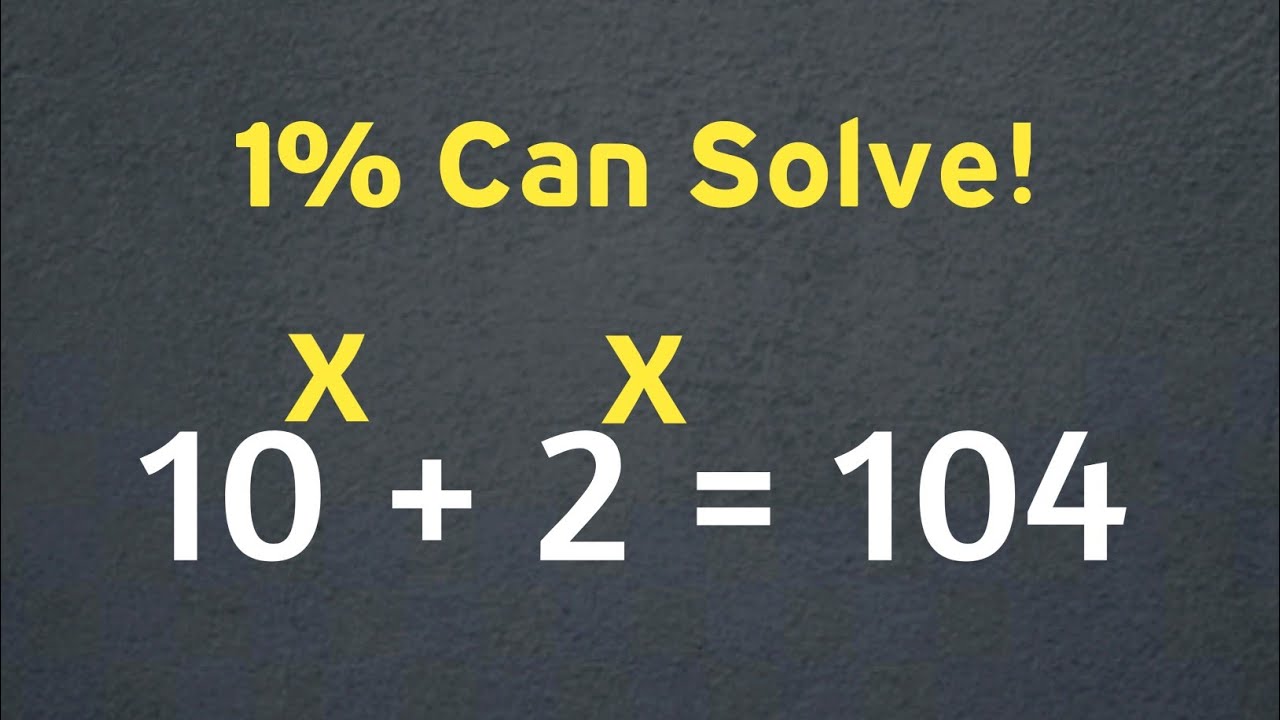 Hardest Math Olympiad Problem | Algebra | Maths