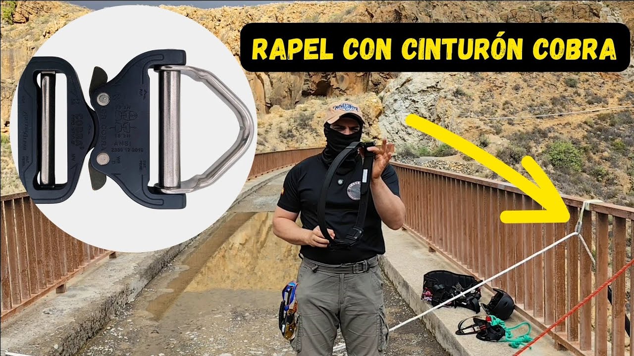 FINGER OUT - Rapel, cierre cobra y cinturón de dotación