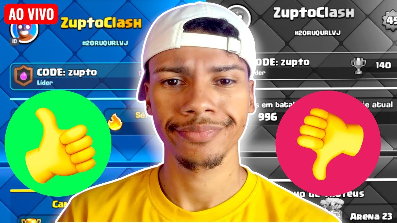 AVALIANDO CONTAS DOS INSCRITOS + TORNEIO AO VIVO DE CLASH ROYALE
