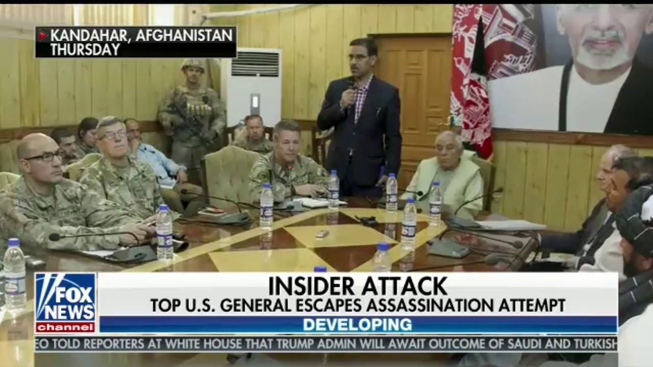 10-19-18 Top Us General Escapes Assassination Attempt In Afghanistan