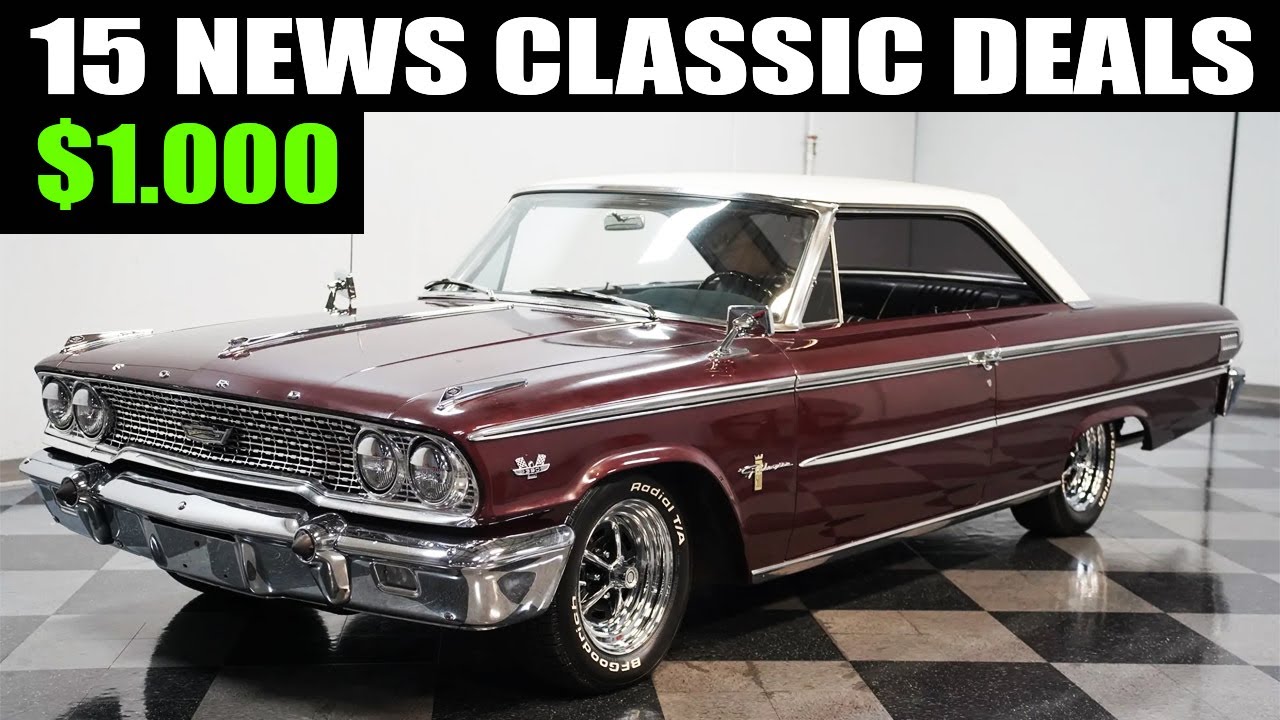 15 Cheap classic cars for sale by owner. Priced at $1,000 to $20,000