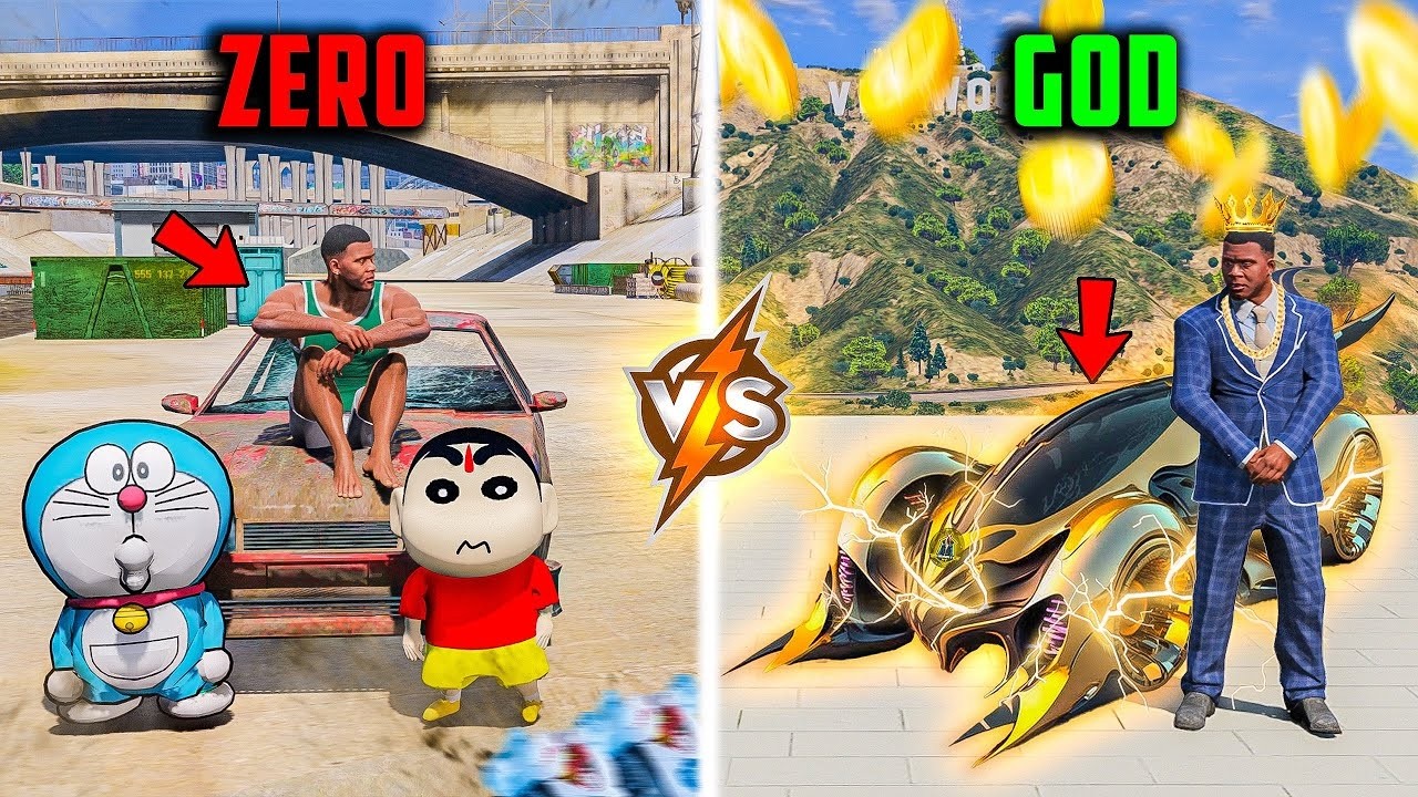 Franklin Upgrading ZERO To GOD Sports Car in GTA 5 Telugu