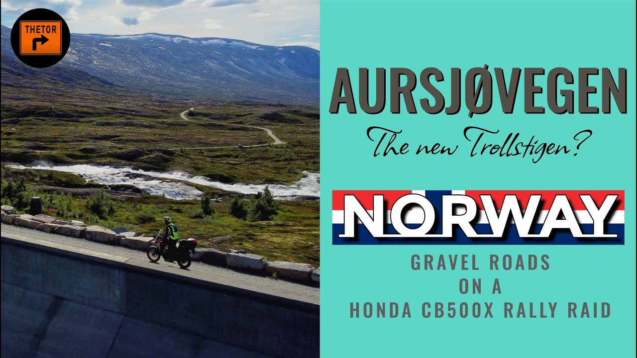 Aursjøvegen, Norway | Gravel Roads | ♩♪♫♬ | Honda CB500X Rally Raid