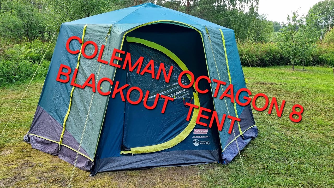 Coleman Octagon 8 Blackout | Полная ASMR Установка Палатки (Без Разговоров, Звуки Природы)