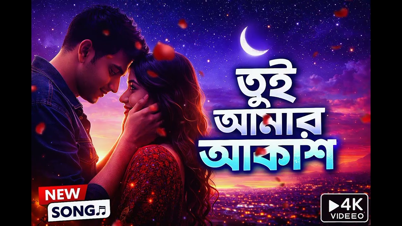 তুমি আমার আকাশ #তুই_আমার_আকাশ#BengaliSong#BanglaRomanticSong#BanglaNewSong