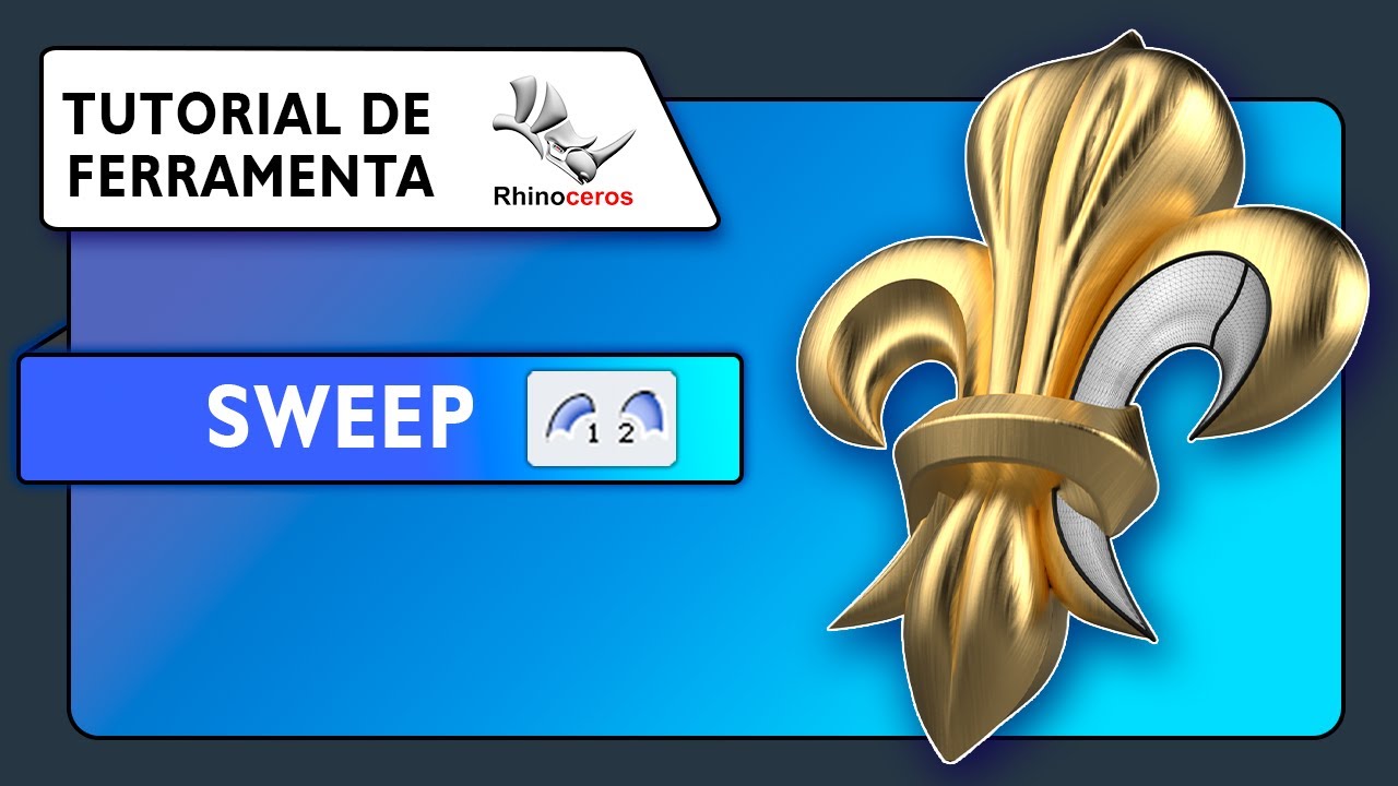 Tutorial de Rhinoceros 3D | Sweep | Aprenda a Utilizar a Ferramenta Sweep com Exemplos Práticos