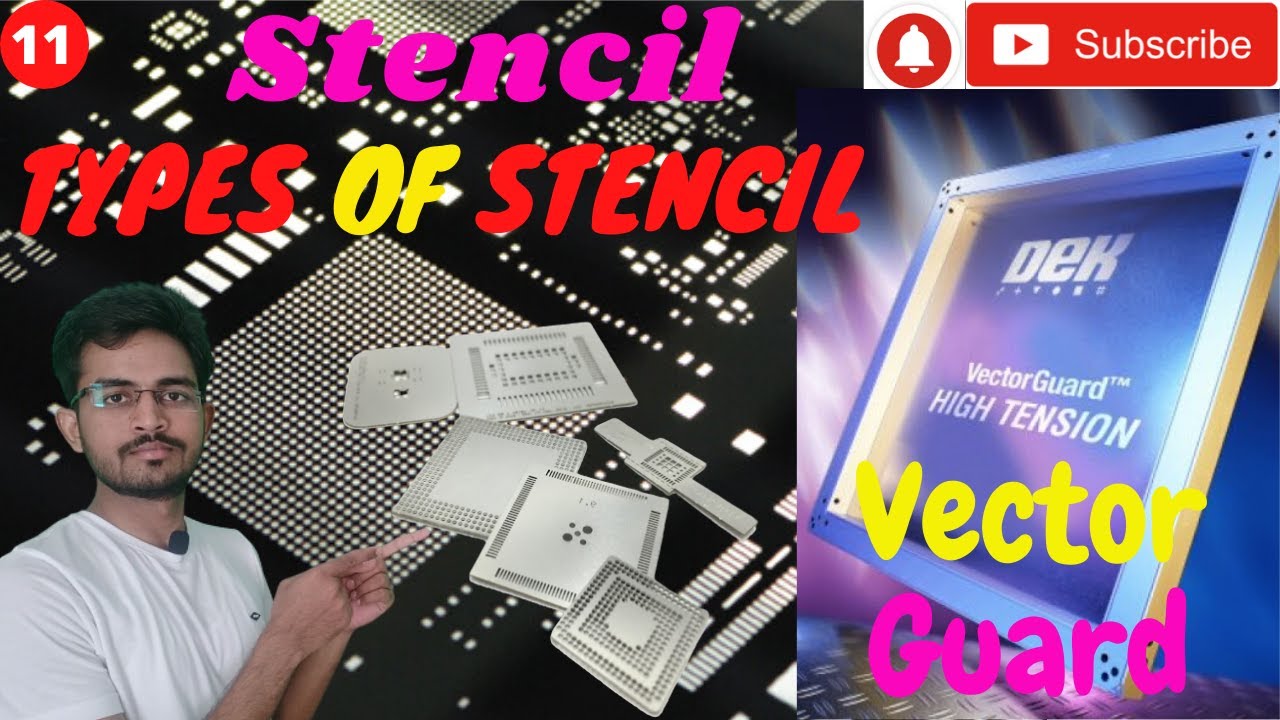 Stencil, Solder Paste Printing Stencil, Types of Stencil, Vector Guard