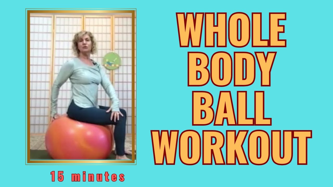 Full Body Seated Workout on the Stability Ball | Fitness over 50 | Senior Yoga Ball |Vicki @Yoga4man