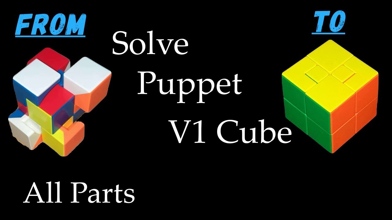 Easiest Way to Solve Puppet Cube V1 | Puppet Cube Tutorial | All Steps | Cuboholic Cuber