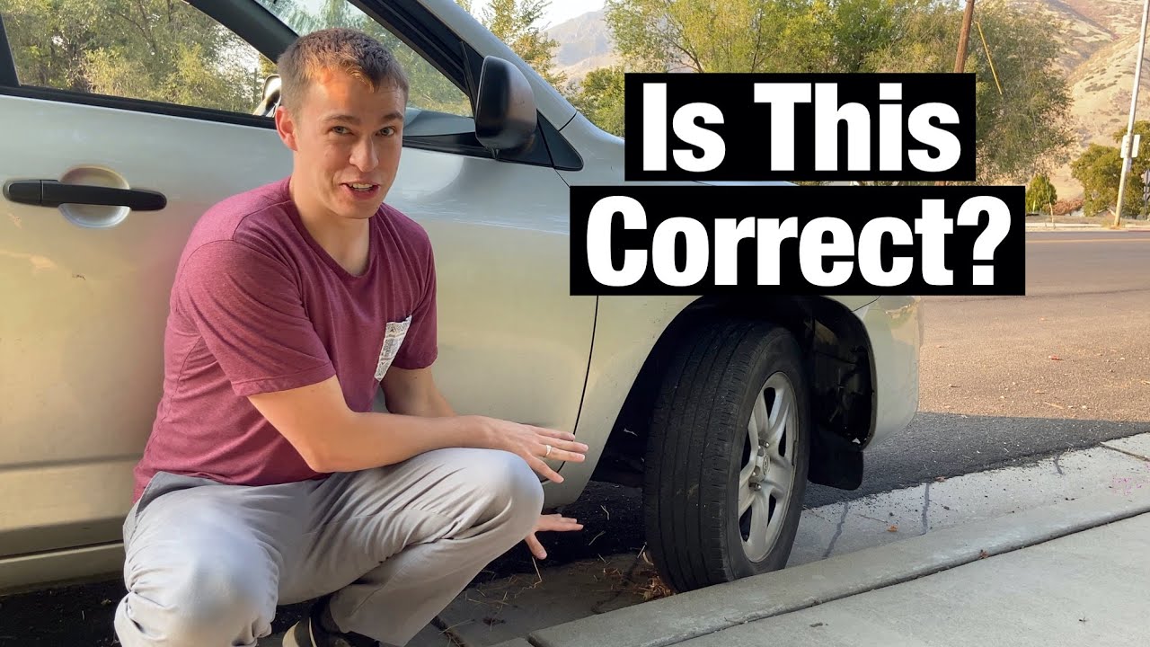 Parking on Hill, Correct and INCORRECT Way, Uphill and Downhill