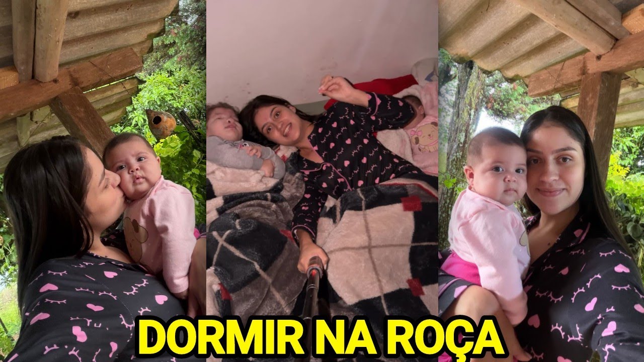 ANA VITÓRIAOSTRA SITUAÇÃO DO BRAÇO DA HADASSA TODO MORDIDO+ DORMINDO NA ROÇA