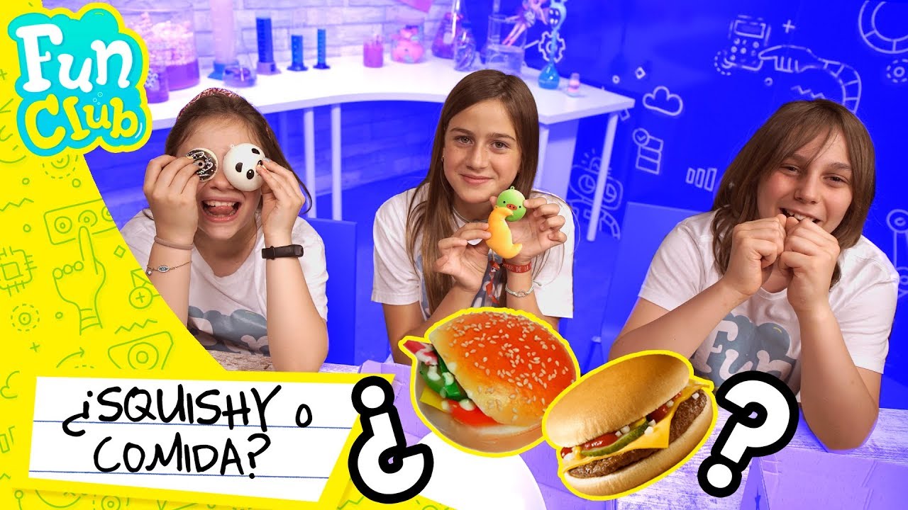 In LOVE wiTH KaReN 😚 ¡SQUISHY de comida VS. COMIDA REAL! 🍉| Fun Club