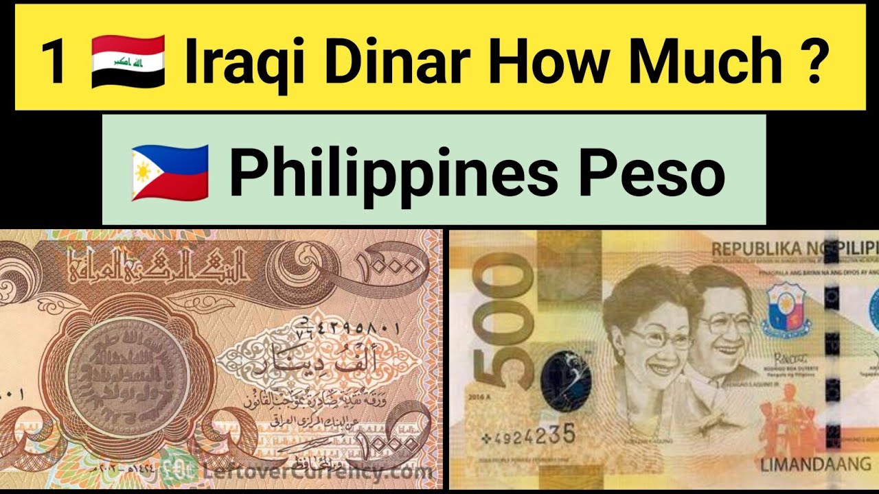1 IRAQ Currency Rate in Philippines Peso Today | 100 Iraqi Dinar Value in Peso | 100 Peso to Dinar