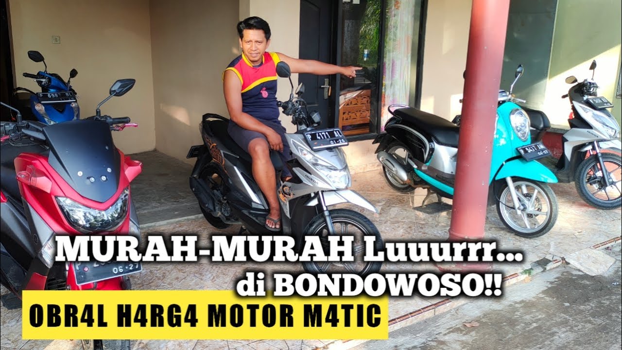 JUALAN MOTOR MATIC!! OBRAL HARGA MURAH-MURAH DI FIJI MOTOR BONDOWOSO Luuuurrr!!!!