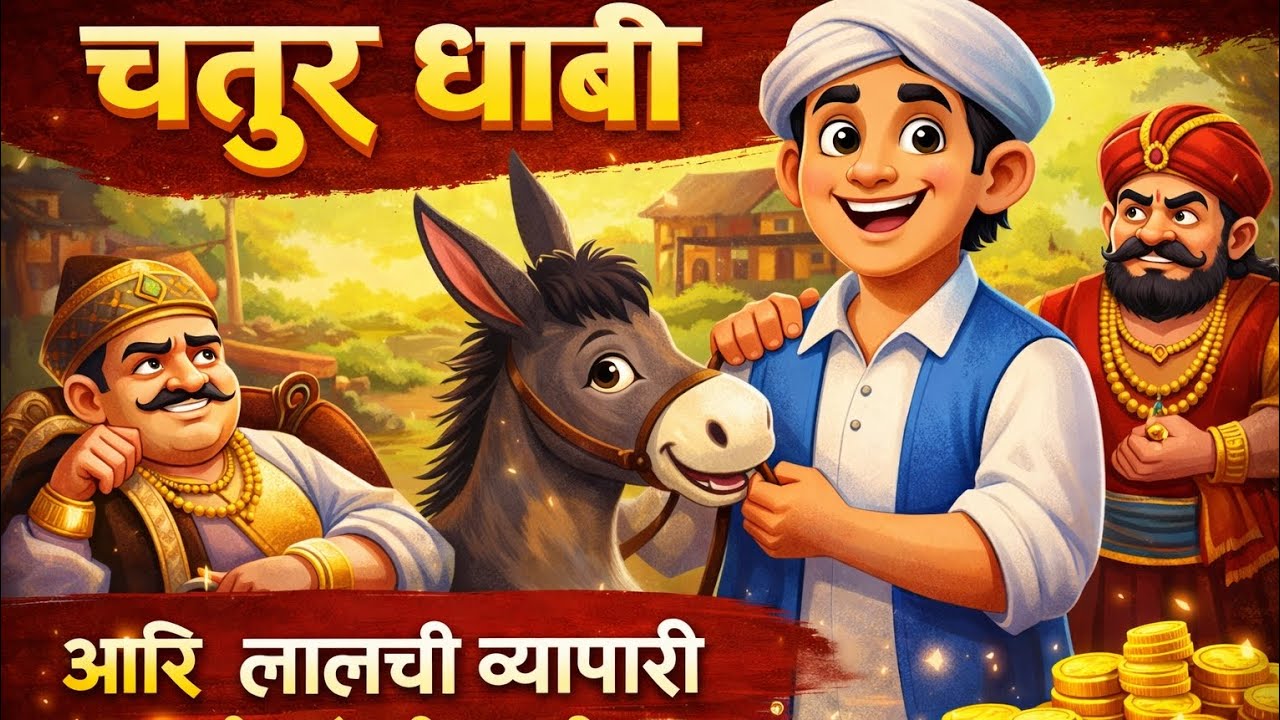 चतुर धोबी और लालची व्यापारी | सीख देने वाली कहानी चतुरधोबी /HindiKahani /MotivationalStoryDesiKahani