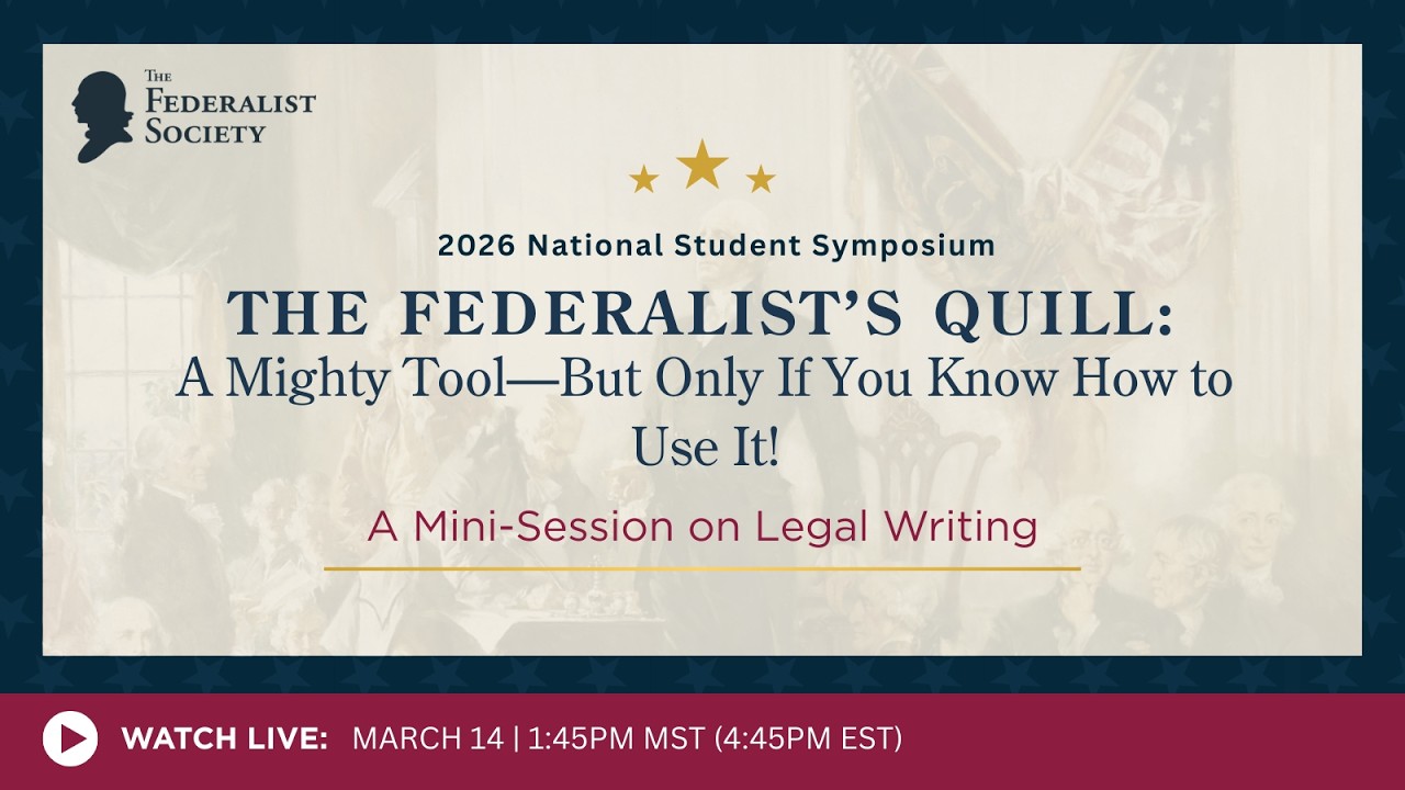 The Federalist’s Quill: A Mighty Tool—But Only If You Know How to Use It!