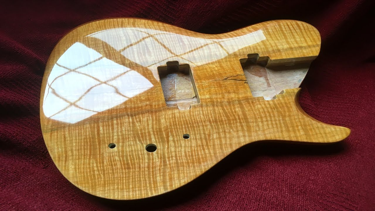 Эпизод 121. Отделка гитары пигментами Crystalac CraftNique и финишным покрытием Brite Tone Instru...