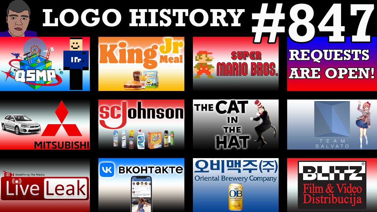 ИСТОРИЯ ЛОГОТИПА № 847 — QSMP, King Junior Meal, Super Mario Bros, Mitsubishi, SC Johnson and Son...