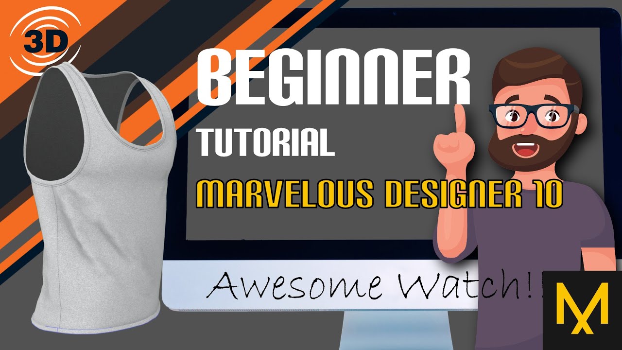 Marvelous Designer 10 Beginners Tutorial with a little extra