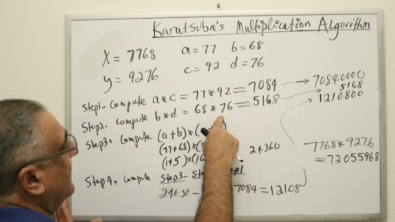 Karatsuba's  Multiplication Algorithm