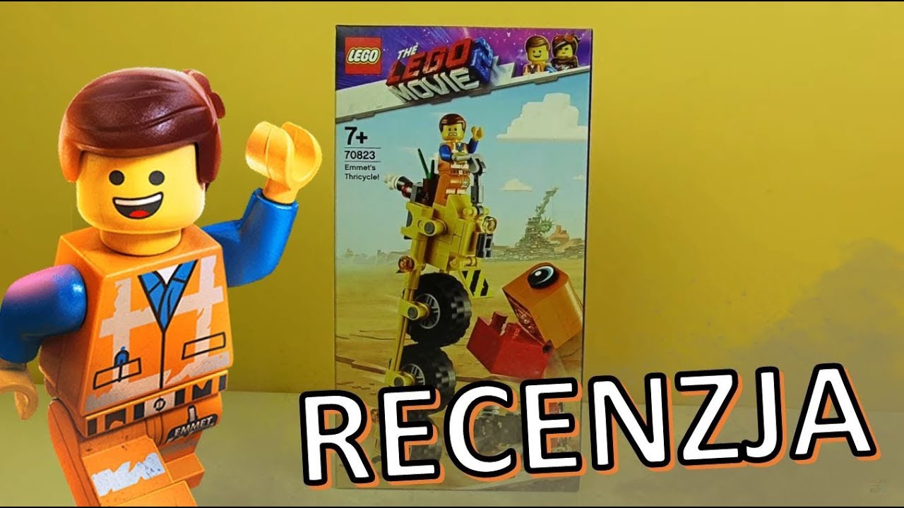 LEGO Movie 2 Trójkołowiec Emmeta 70823 / RECENZJA