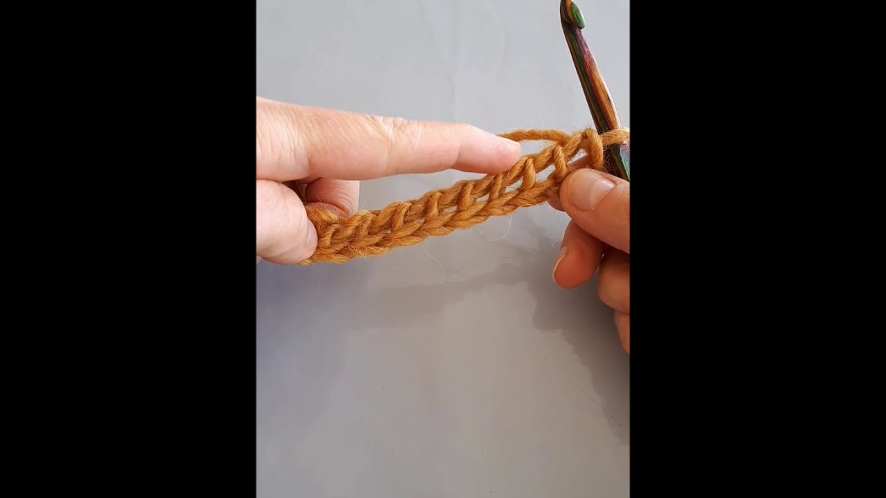 Principes de base du crochet tunisien / Back to basics in Tunisian crochet