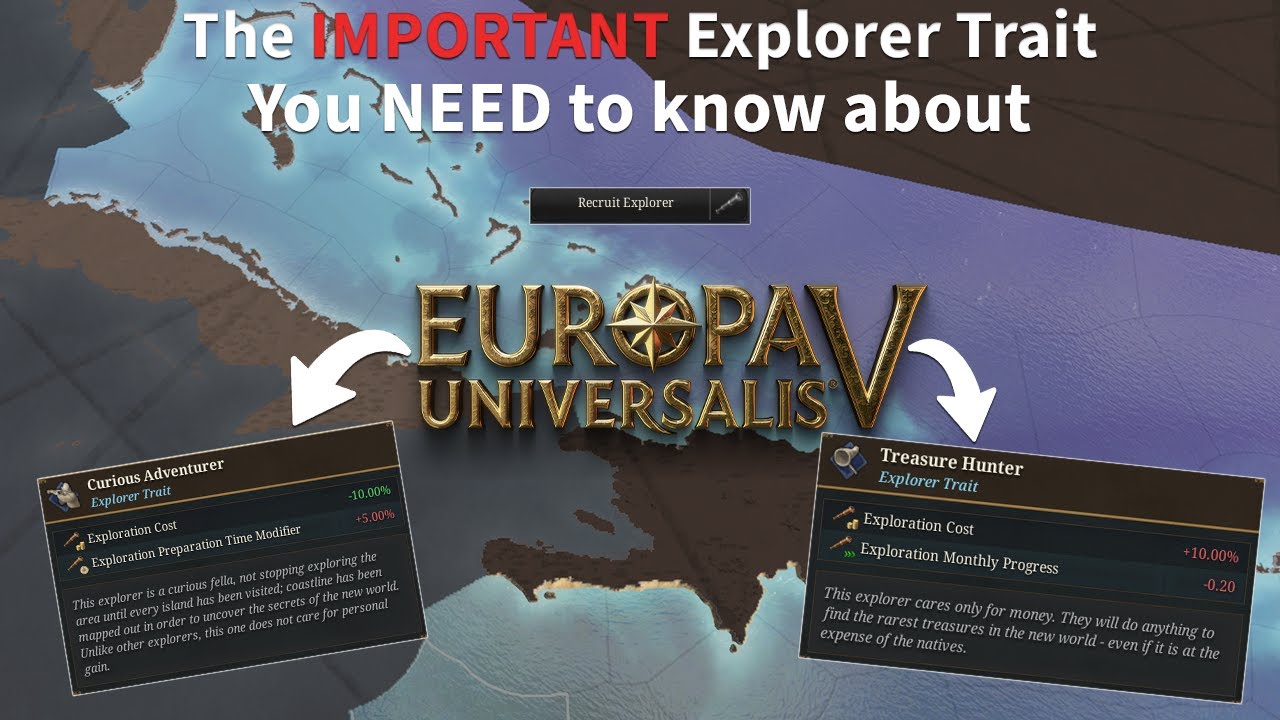 The IMPORTANT Explorer trait in EU5 you NEED to know about (Exploration and Colonisation Guide)