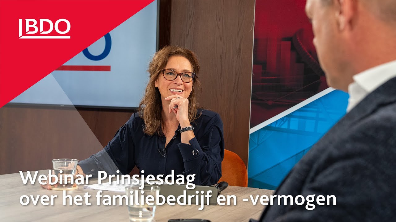 Webinar Prinsjesdag over het familiebedrijf en -vermogen