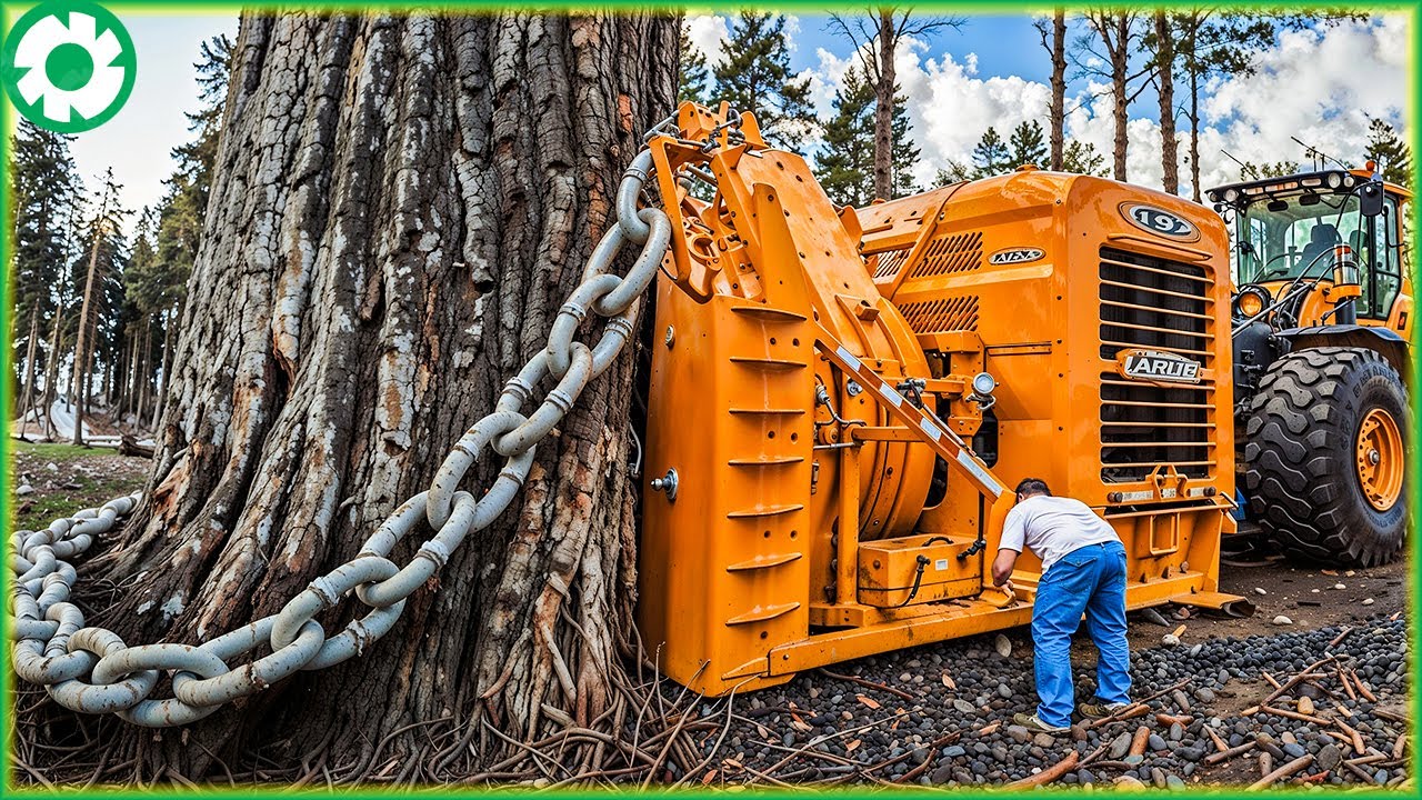 Most Big Chainsaw Cutting Tree Machines | Biggest Heavy Machinery Machines - The Engine
