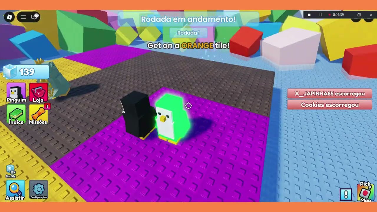 KnocKout, o jogo dos pinguins do Roblox!!! #roblox #games #jogos #gameplay
