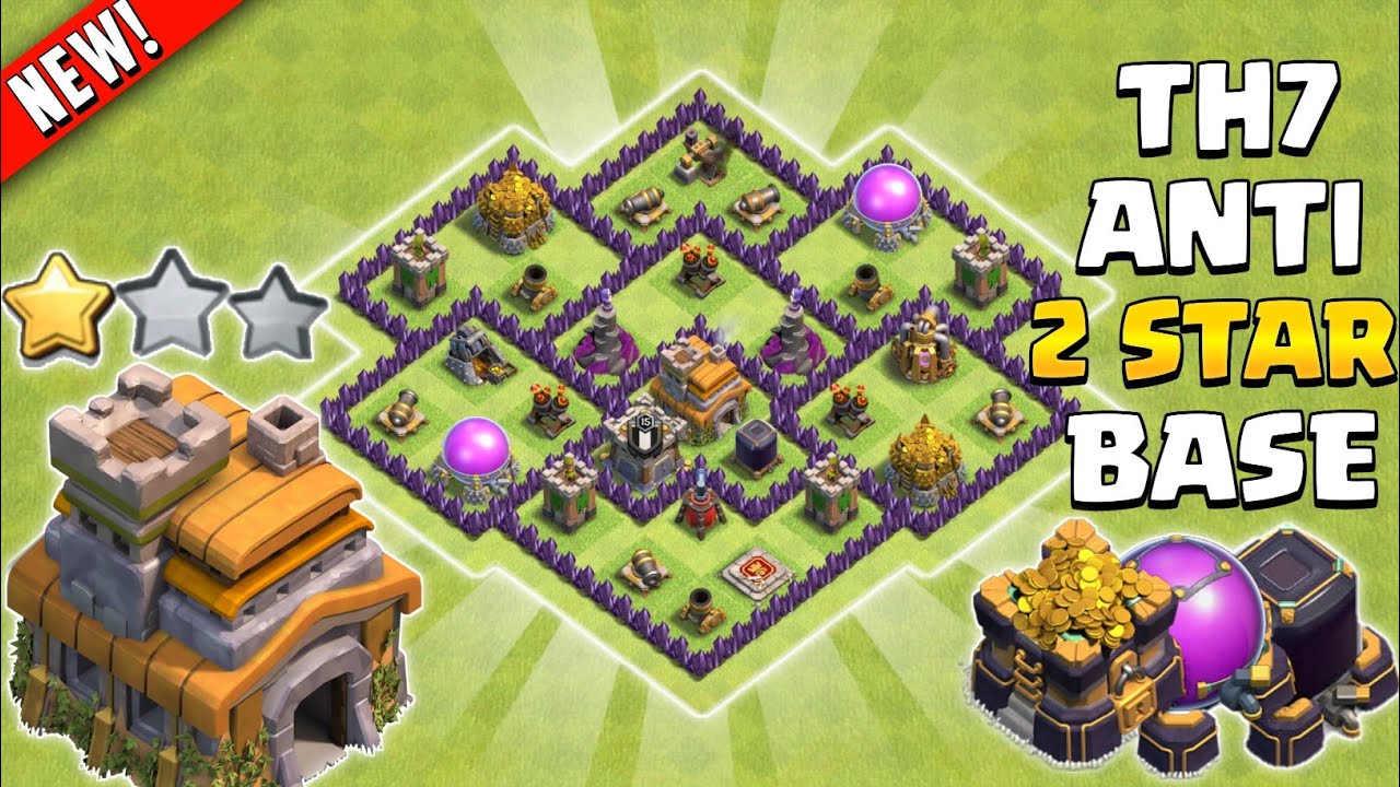 New Town hall 7(Th7) Base | Town hall 7(TH7) Farming/Trophy/Pushing | New Coc TH7 Base (Link) 2024
