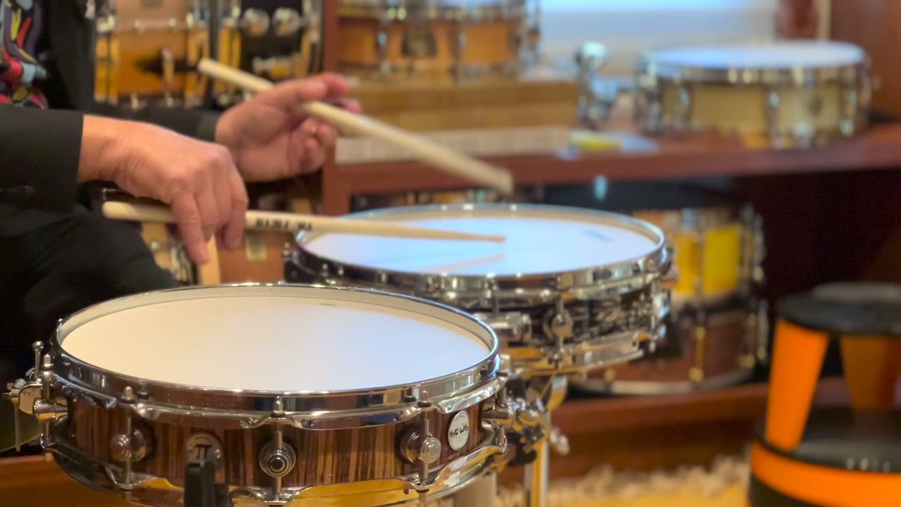 A look at my new DW Collector's Series Pi Snare Drums